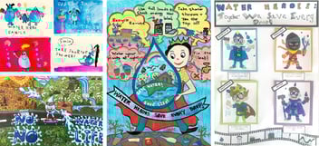 Winning National Water Week posters 2025 collage
