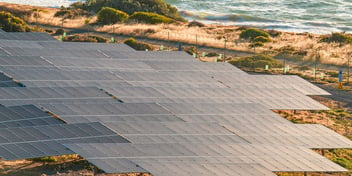 SA Water solar panel installation