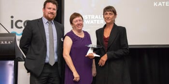 Congratulations to Kate Harriden, The Australian National University, for taking out the Student Water Prize
