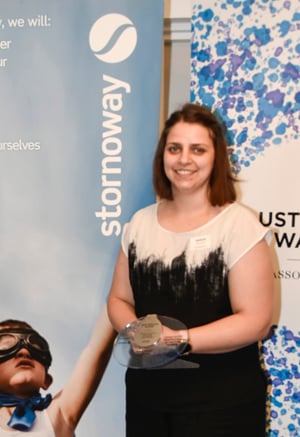 Young Water Professional of the Year Award winner Adela Parnell, TasWater