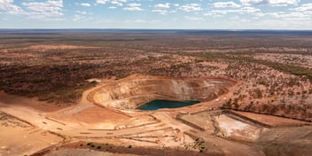 Decommissioned mine site in Western Australia.