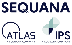 SEQUANA Lock-up logos NAVY square stacked PNG