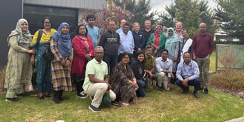 South East Water welcome 17 international fellows from Bangladesh to Aquarevo House in Melbourne.