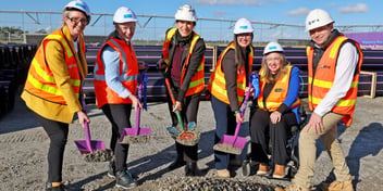 Construction underway on South East Water's Western Port Recycled Water Scheme.