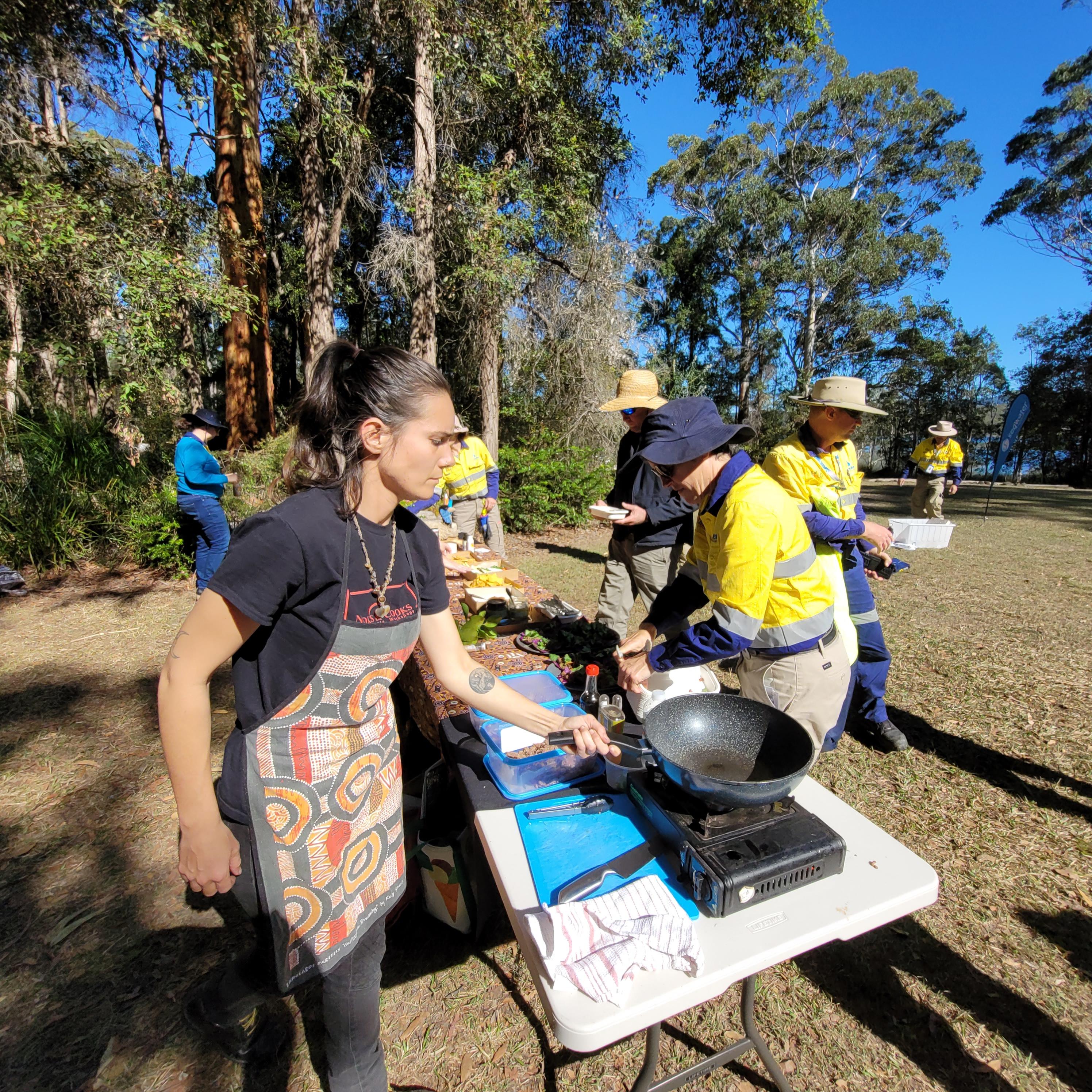 Seqwater NAIDOC Week_My Dilly Bag bush cooking demo 2