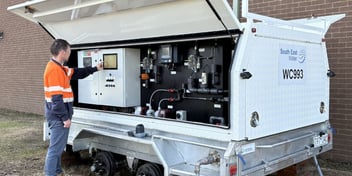 South East Water has introduced new mobile chlorine dosing trailers.