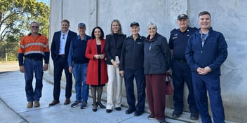 Unitywater celebrates Harmony water reservoir.