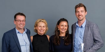 Unitywater representatives recieving the UDIA Community Engagement Award