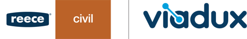 43395658-2a6e-4a25-8474-376591520154-upload_logo-Reece-Civil-Viadux-Logo-Lock-Up-(R)-White