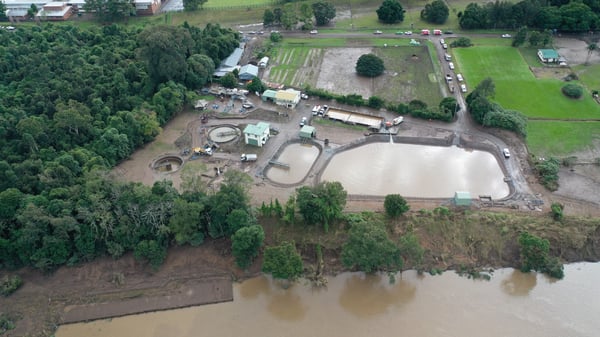 wingham stp narrowly avoids floods