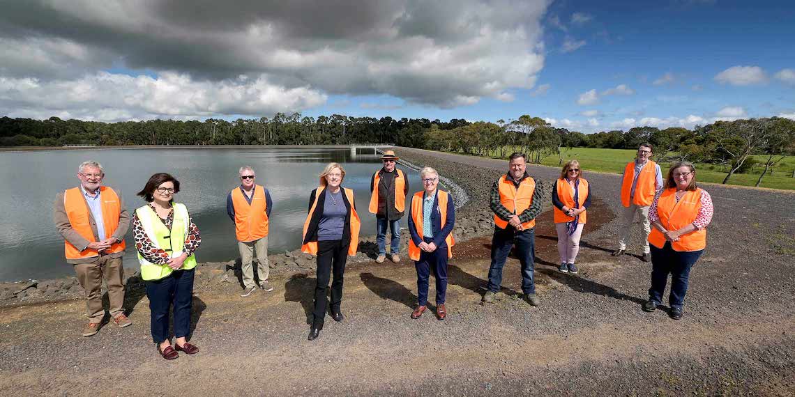 Lisa Neville, Minister for Water, joined local Bellarine Peninsula growers and producers along with Barwon Water Chair Jo Plummer and Managing Director Tracey Slatter.