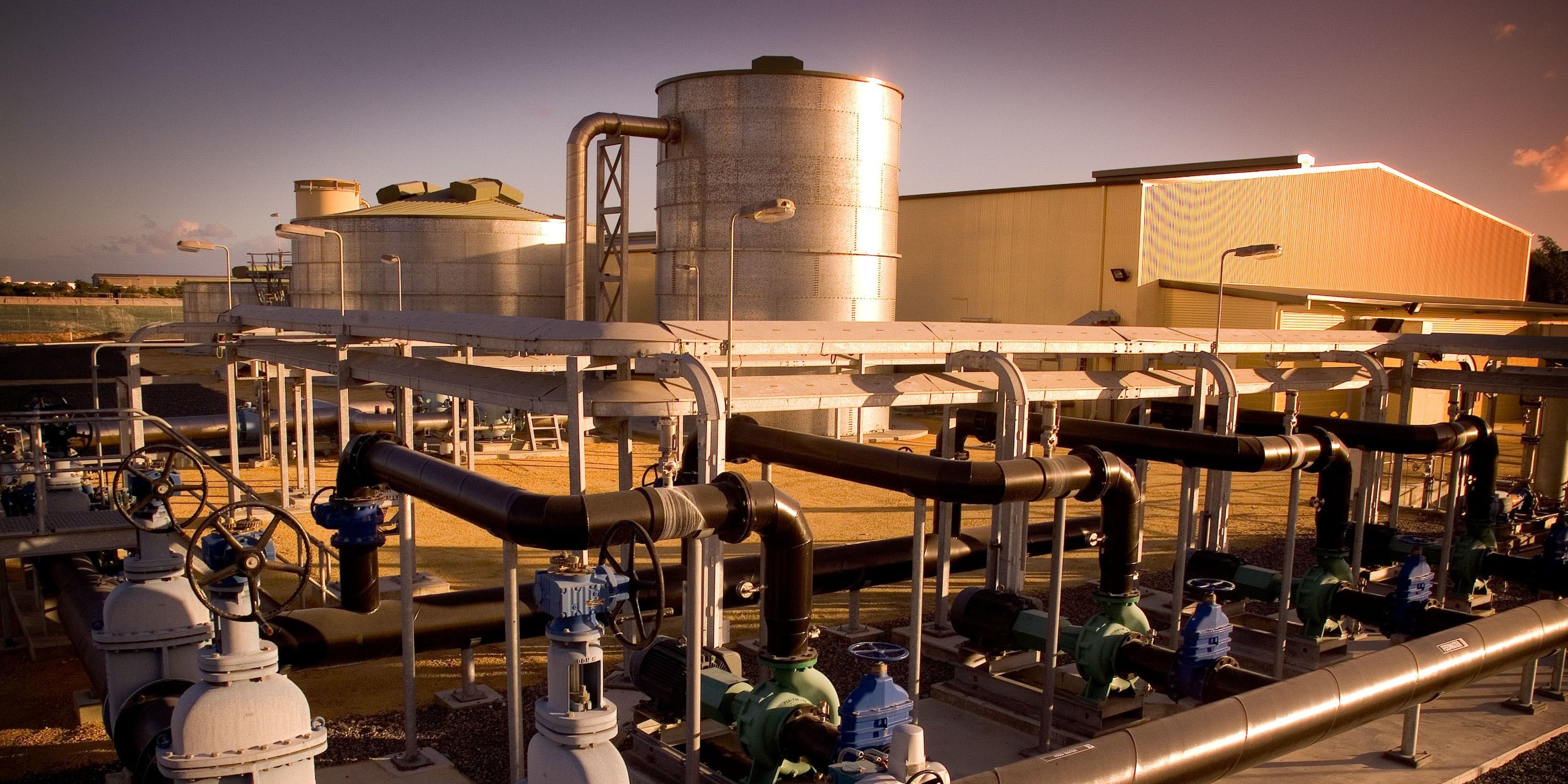 Kwinana Water Reclamation Plant (image credit: Water Corporation)