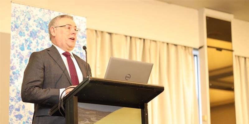 Minister Murray Watt addressing National Policy Forum attendees