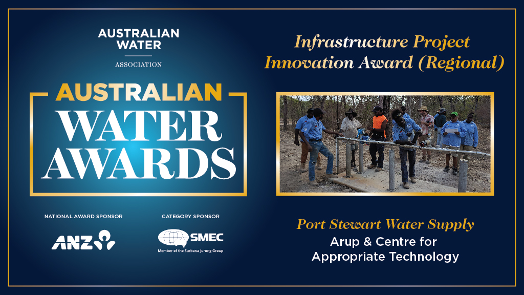 Ozwtater'21 Awards Infrastructure Project Innovation-Regional