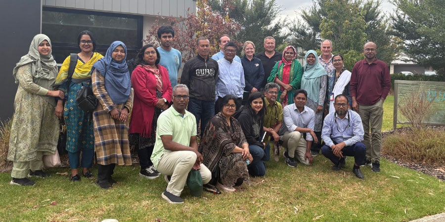 South East Water welcome 17 international fellows from Bangladesh to Aquarevo House in Melbourne.