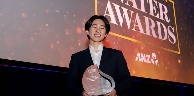 2025 Australian Stockholm Junior Water Prize winner Matthew Young