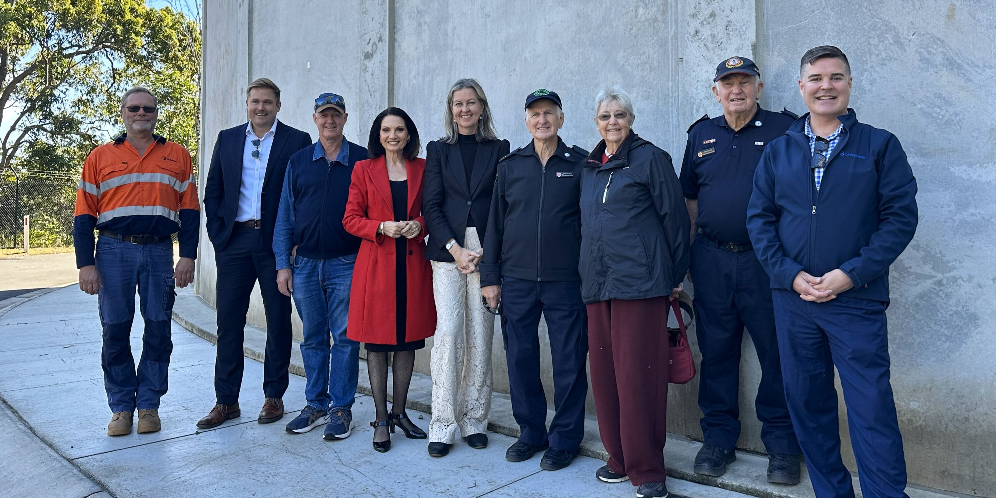 Unitywater celebrates Harmony water reservoir.
