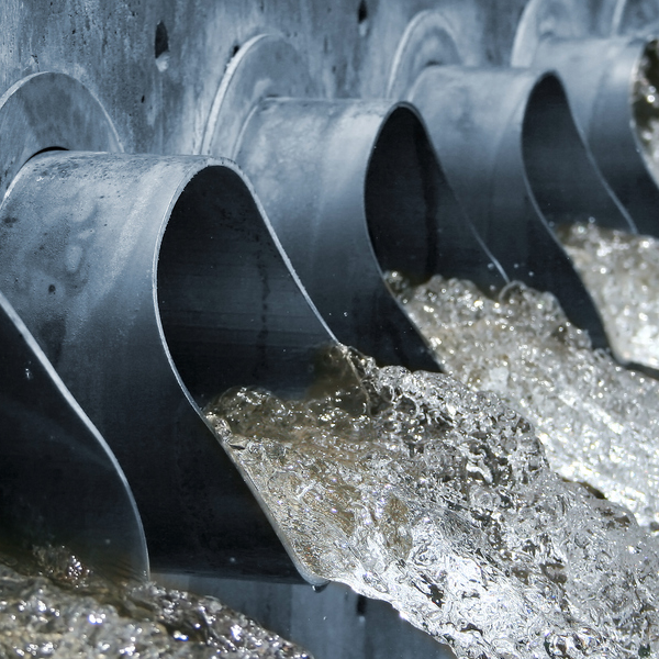 Water rushing out of pipes_SOURCE