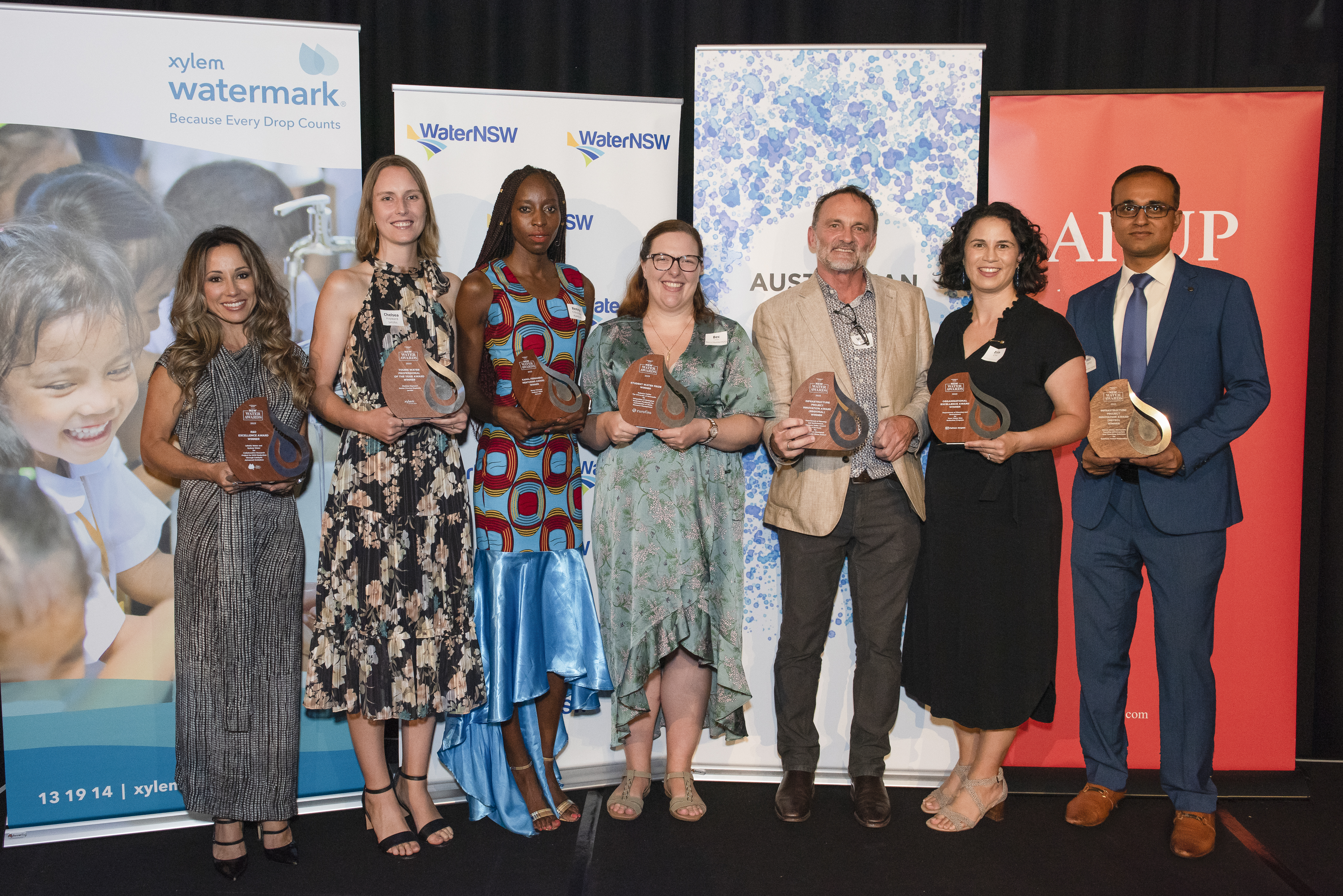 Winners of the 2023 NSW Head of Water Awards